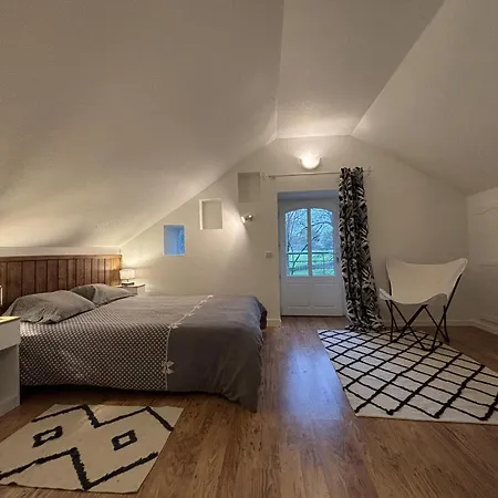 בית כפרי Apaisant Avec Spa, Jardin Et Etang, Animaux Acceptes Pour 6 Personnes - Fr-1-489-612